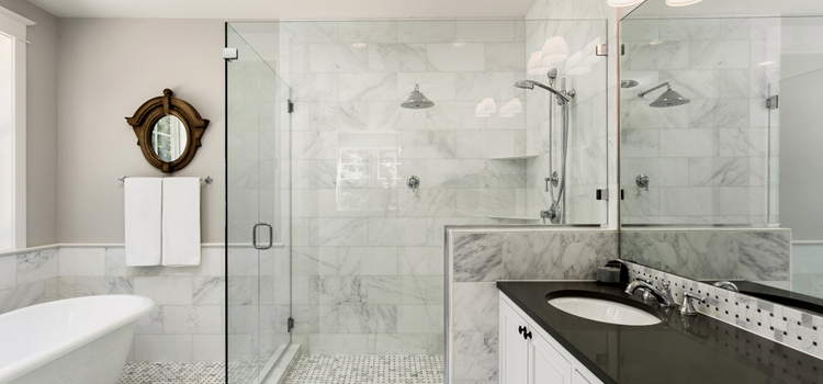 bathroom shower door installation in North Lauderdale