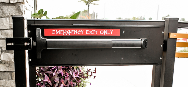 emergency push bar installation in North Lauderdale